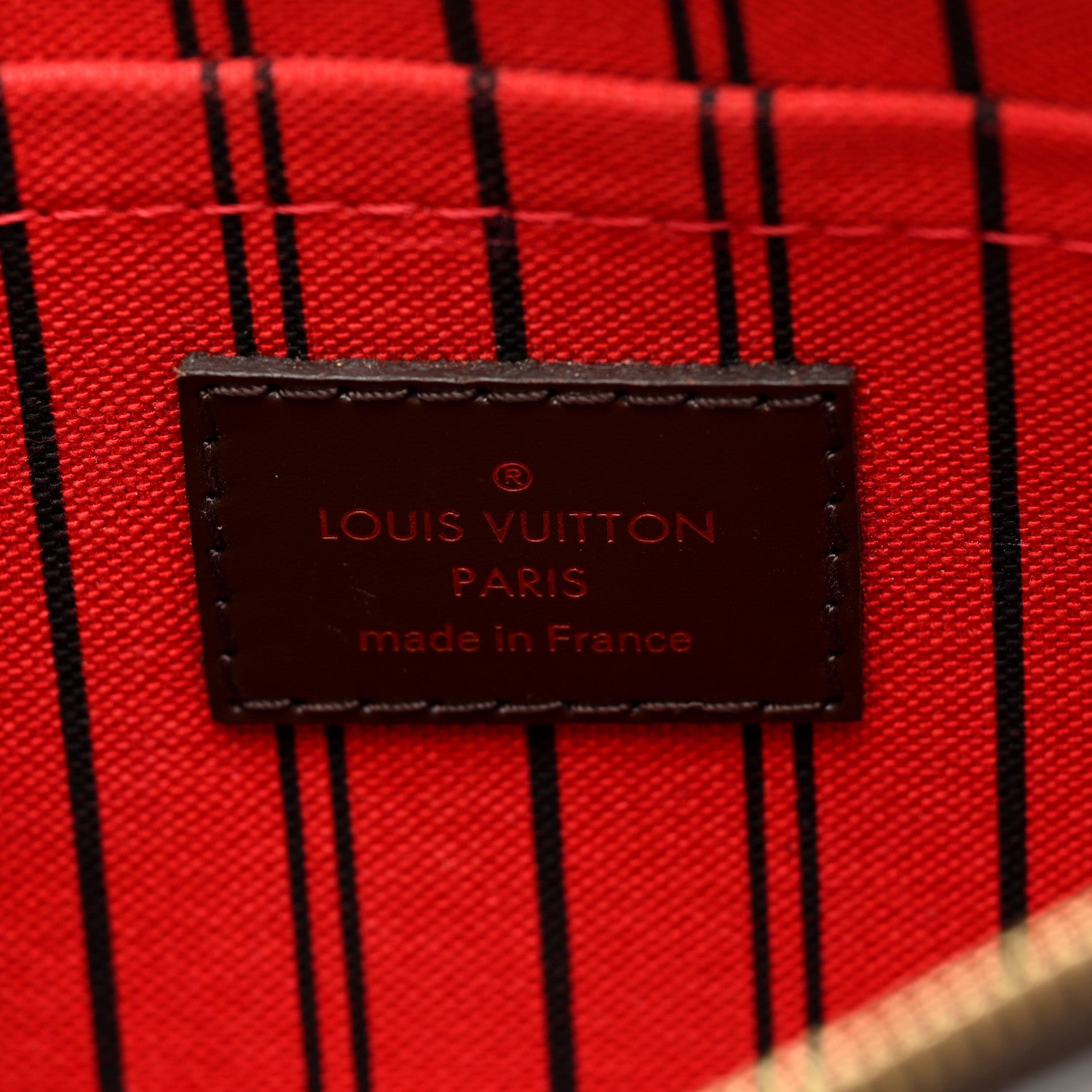 Louis Vuitton Damier Ebene Neverfull MM GM Pochette 6 of 6