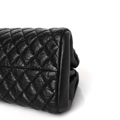Chanel Aged Calfskin Quilted Medium Just Mademoiselle Black 10 of 10