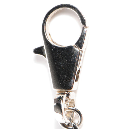 Chanel Padlock and Key Bag Charm Silver Black 5 of 6