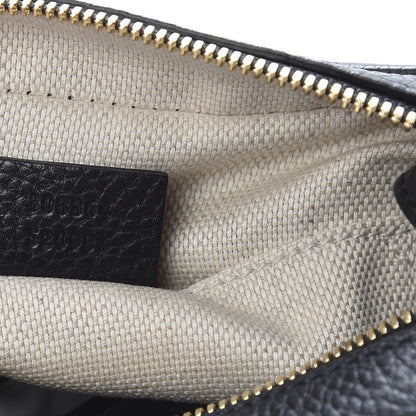 Gucci Pebbled Calfskin Small Soho Disco Bag Black 7 of 10