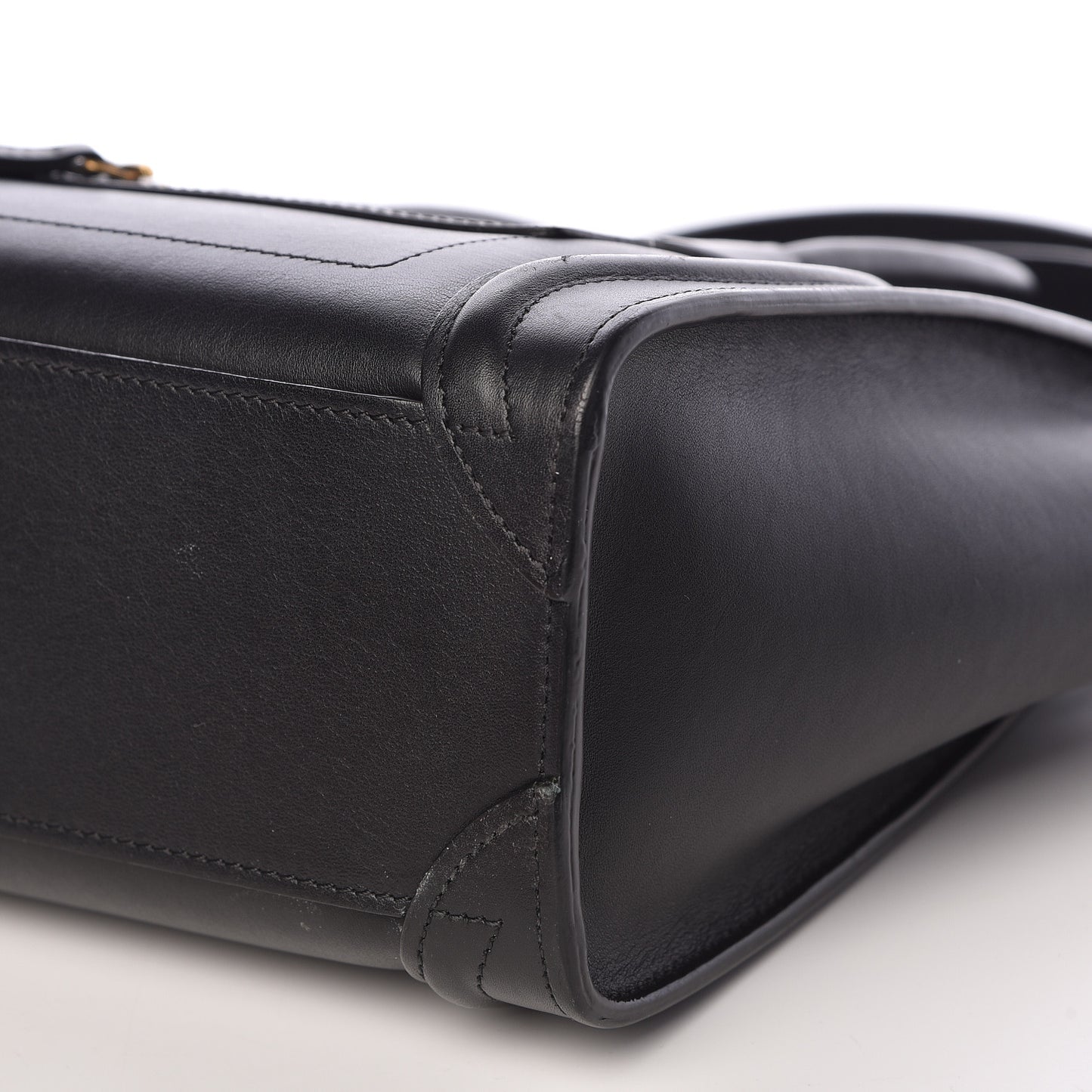 Smooth Calfskin Nano Luggage Black