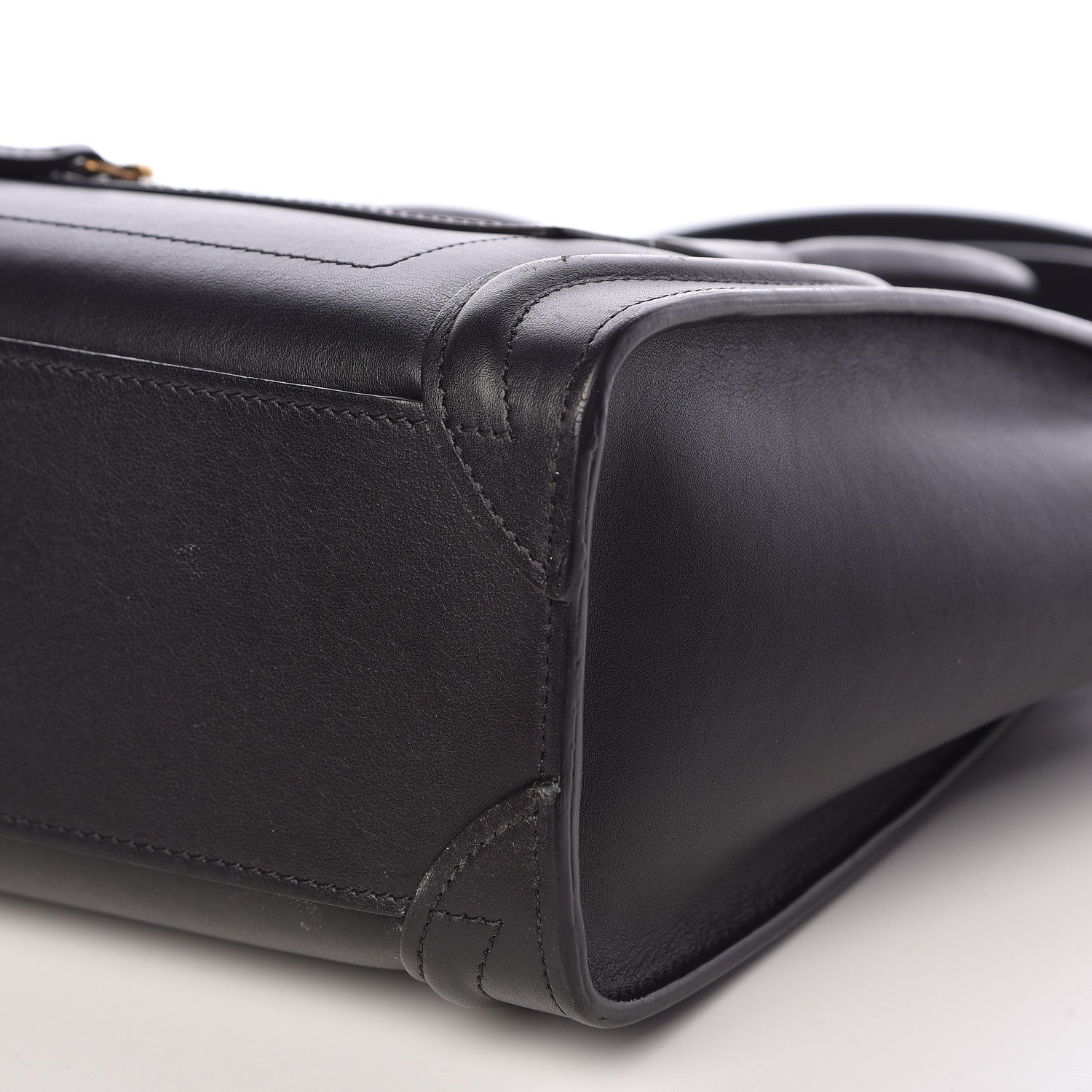 Celine Smooth Calfskin Nano Luggage Black 8 of 12