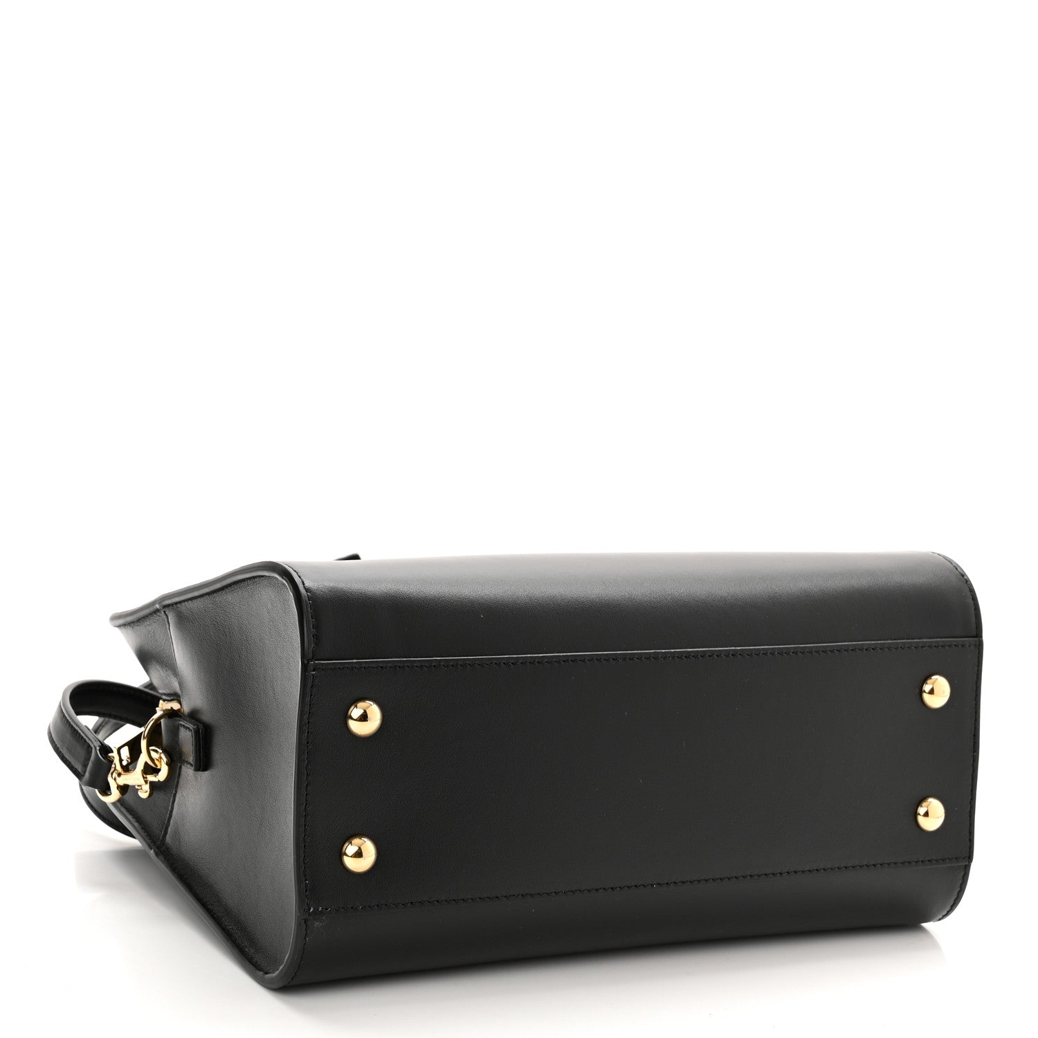 Saint Laurent Calfskin Monogram Baby Cabas Black 3 of 8