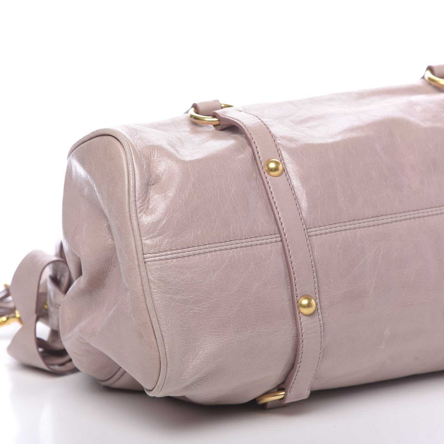 Miu Miu Vitello Lux Large Bow Bag Mughetto 10 of 11