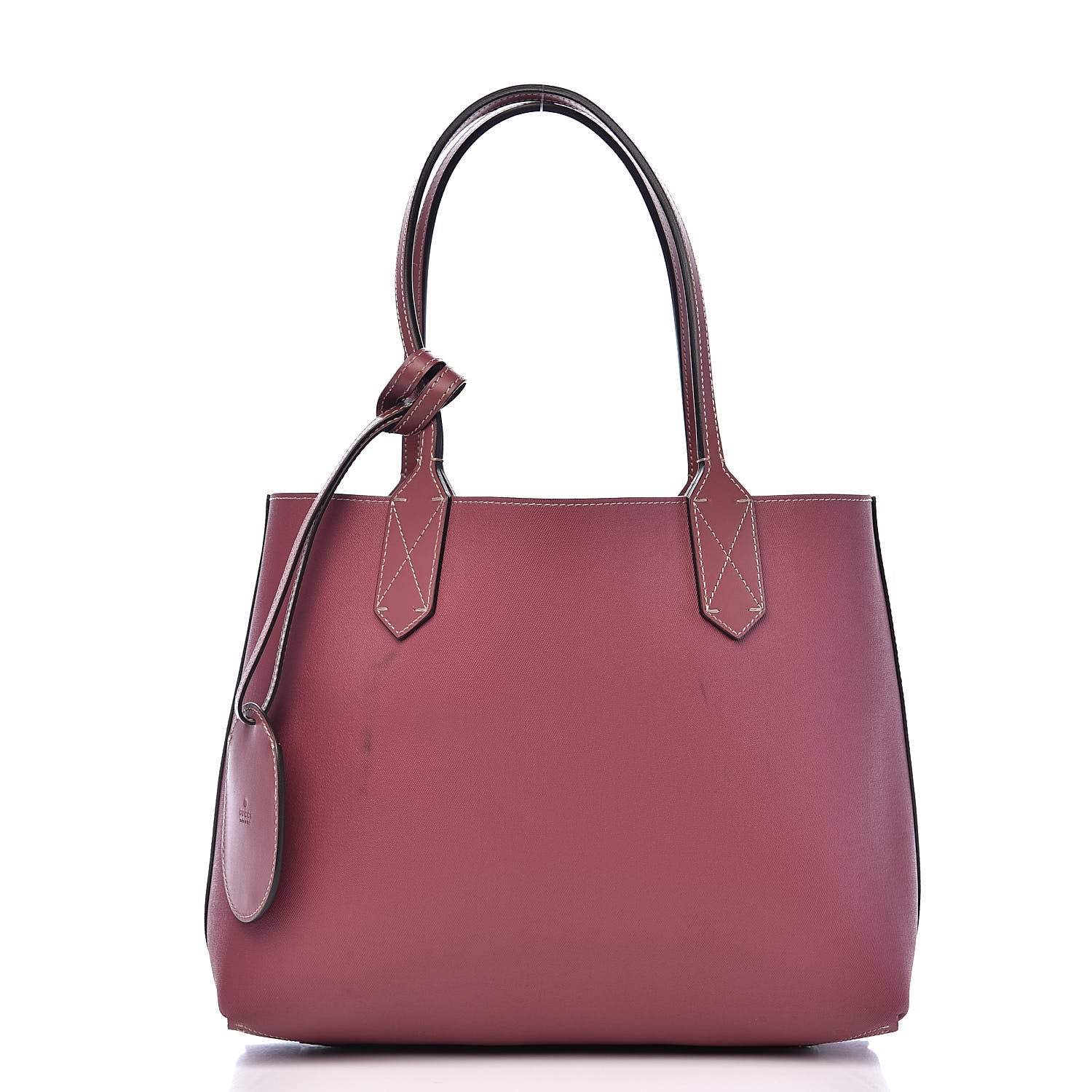 Gucci GG Supreme Monogram Blooms Small Reversible Tote Beige Multicolor Dry Rose 4 of 19