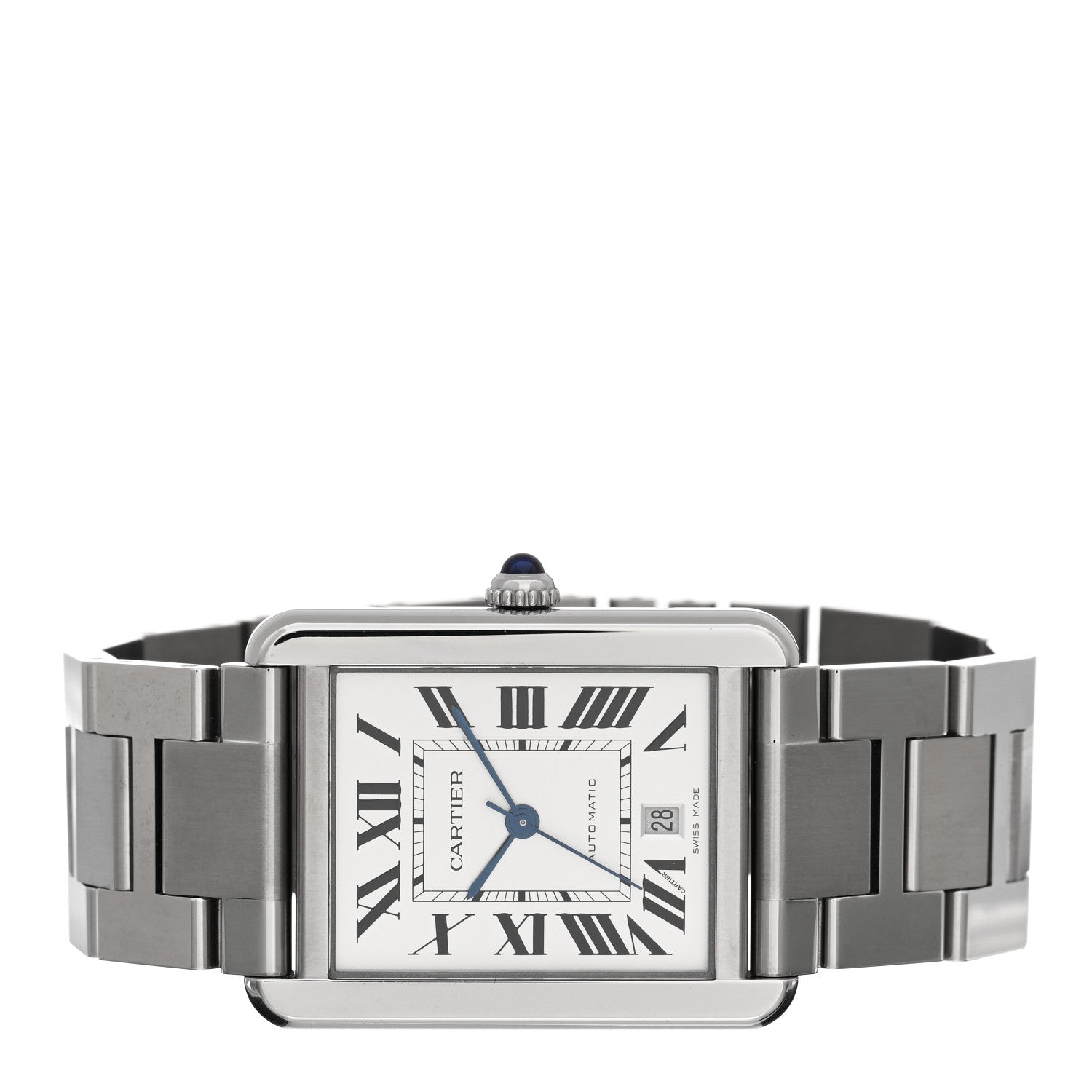 Cartier Stainless Steel 31mm Tank Solo Automatic Watch 2 of 5