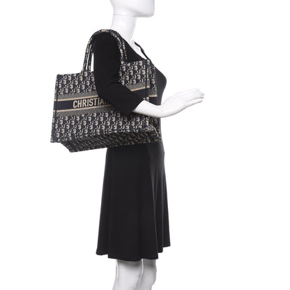 Christian Dior Oblique Medium Book Tote Blue Multicolor 2 of 10
