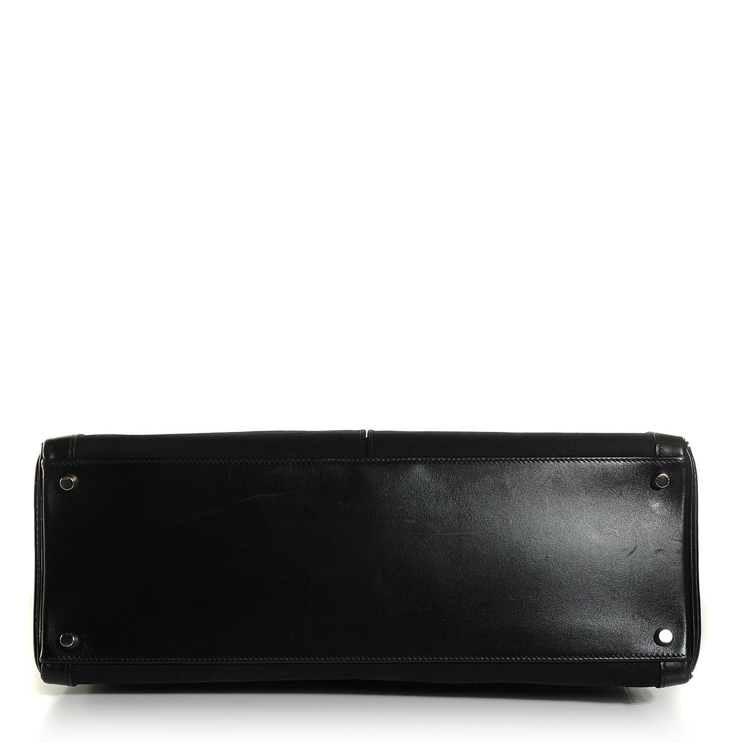 Hermes Box Toile Lakis Kelly 40 Black 5 of 26