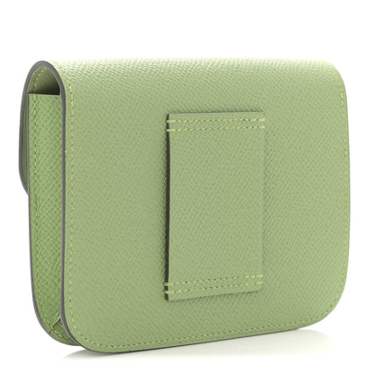 Hermes Epsom Constance Slim Wallet Vert Criquet 3 of 8