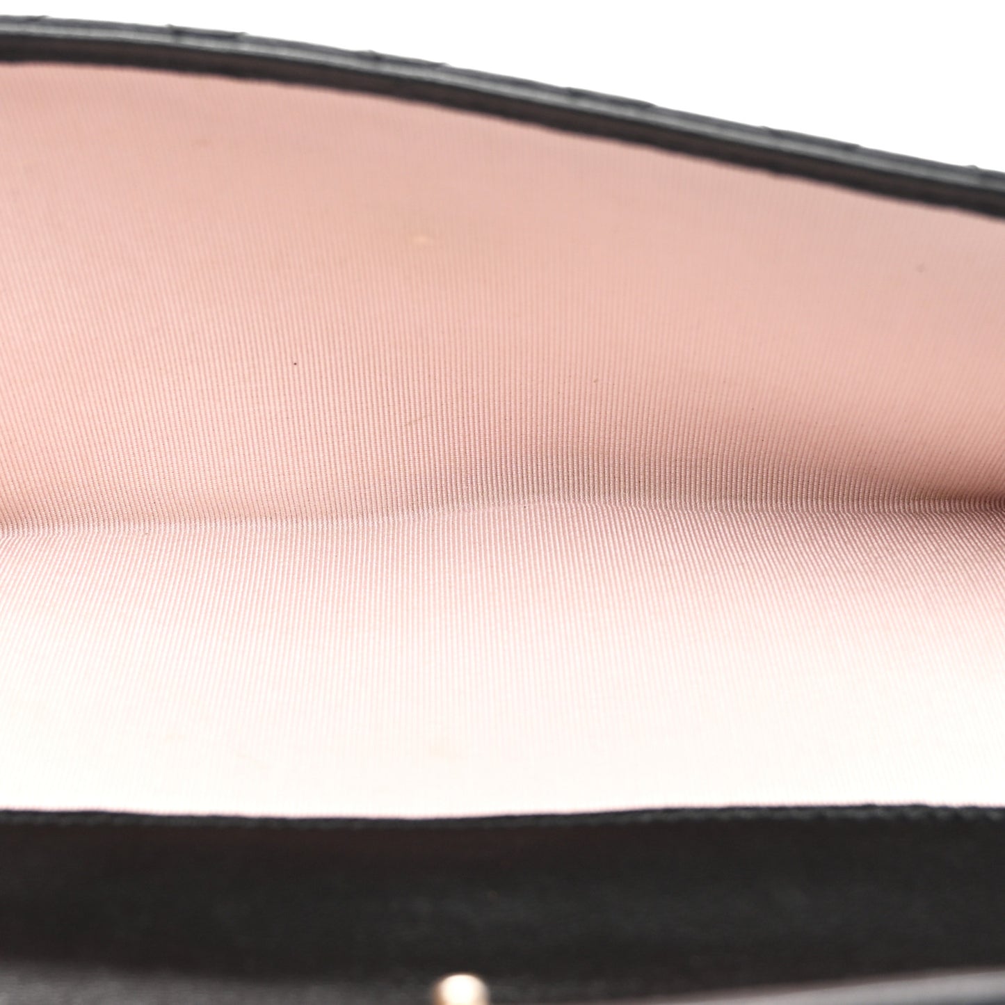 Lambskin Quilted CC Long Double Wallet Black