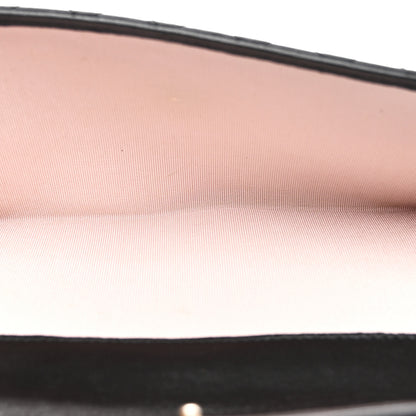 Chanel Lambskin Quilted CC Long Double Wallet Black 5 of 10