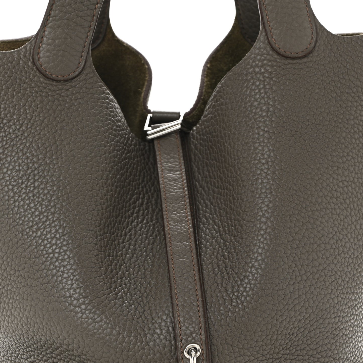 Taurillon Clemence Picotin Lock 22 MM Etain