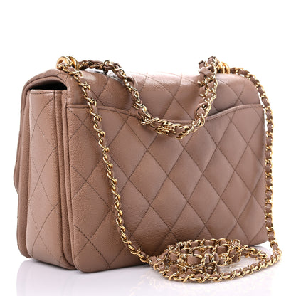 Chanel Caviar Quilted Coco First Flap Beige 3 of 11