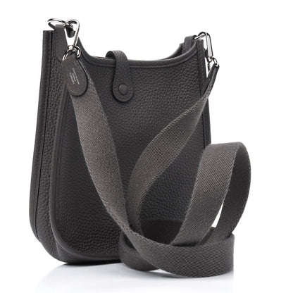 Hermes Taurillon Clemence Evelyne TPM Etain 2 of 11