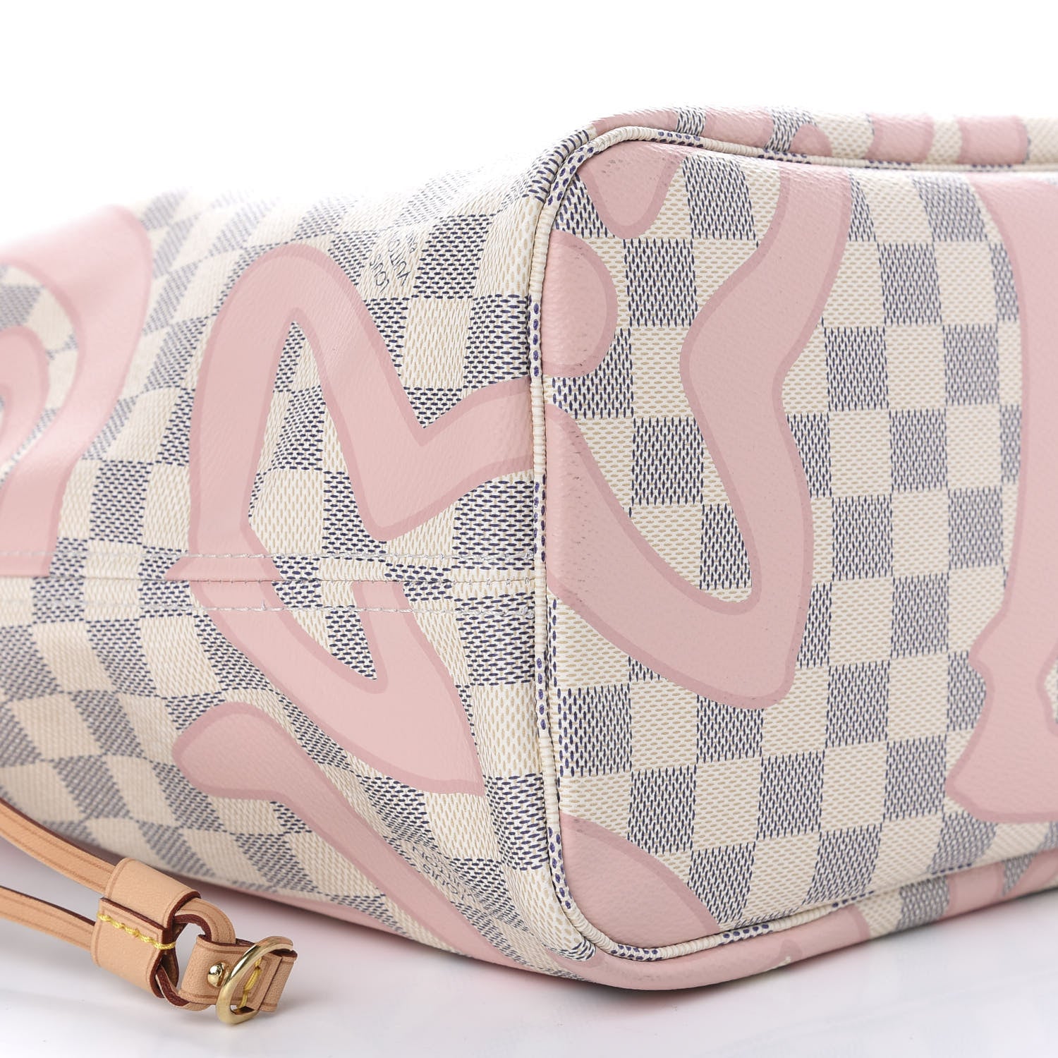 Louis Vuitton Damier Azur Tahitienne Neverfull MM 8 of 10