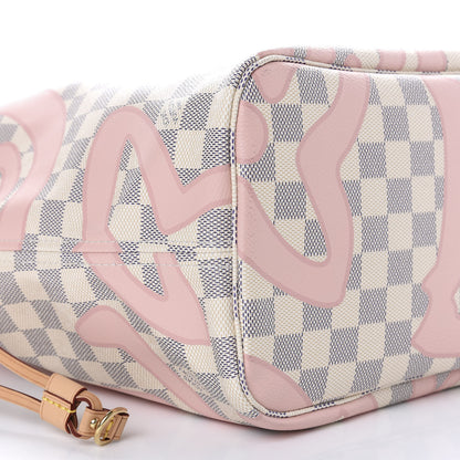 Louis Vuitton Damier Azur Tahitienne Neverfull MM 8 of 10