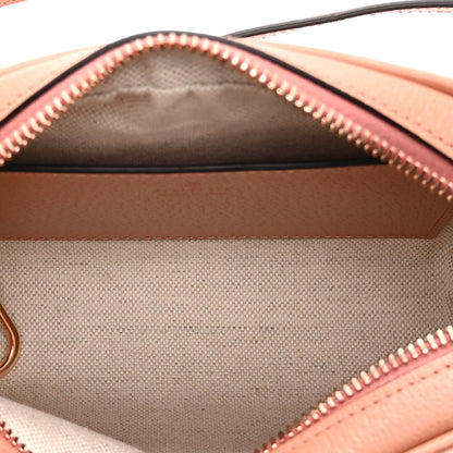 Gucci Monogram Textured Dollar Calfskin Mini Ophidia Shoulder Bag Cloche Rose Pink 5 of 10