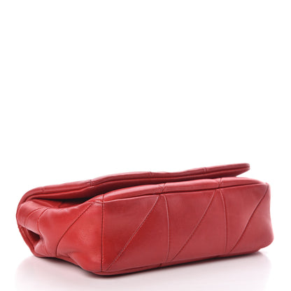 Saint Laurent Lambskin Patchwork Monogram Small Jamie Red 4 of 22