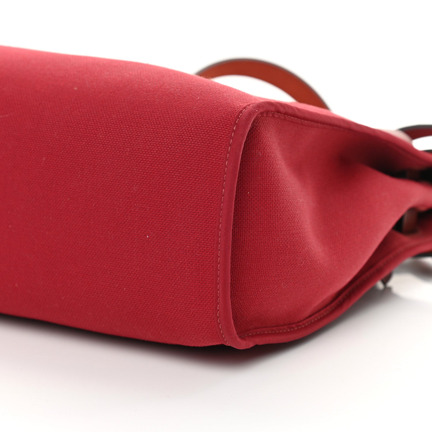Hermes Military Toile Vache Hunter Herbag Zip 31 PM Rouge Grenat 11 of 15