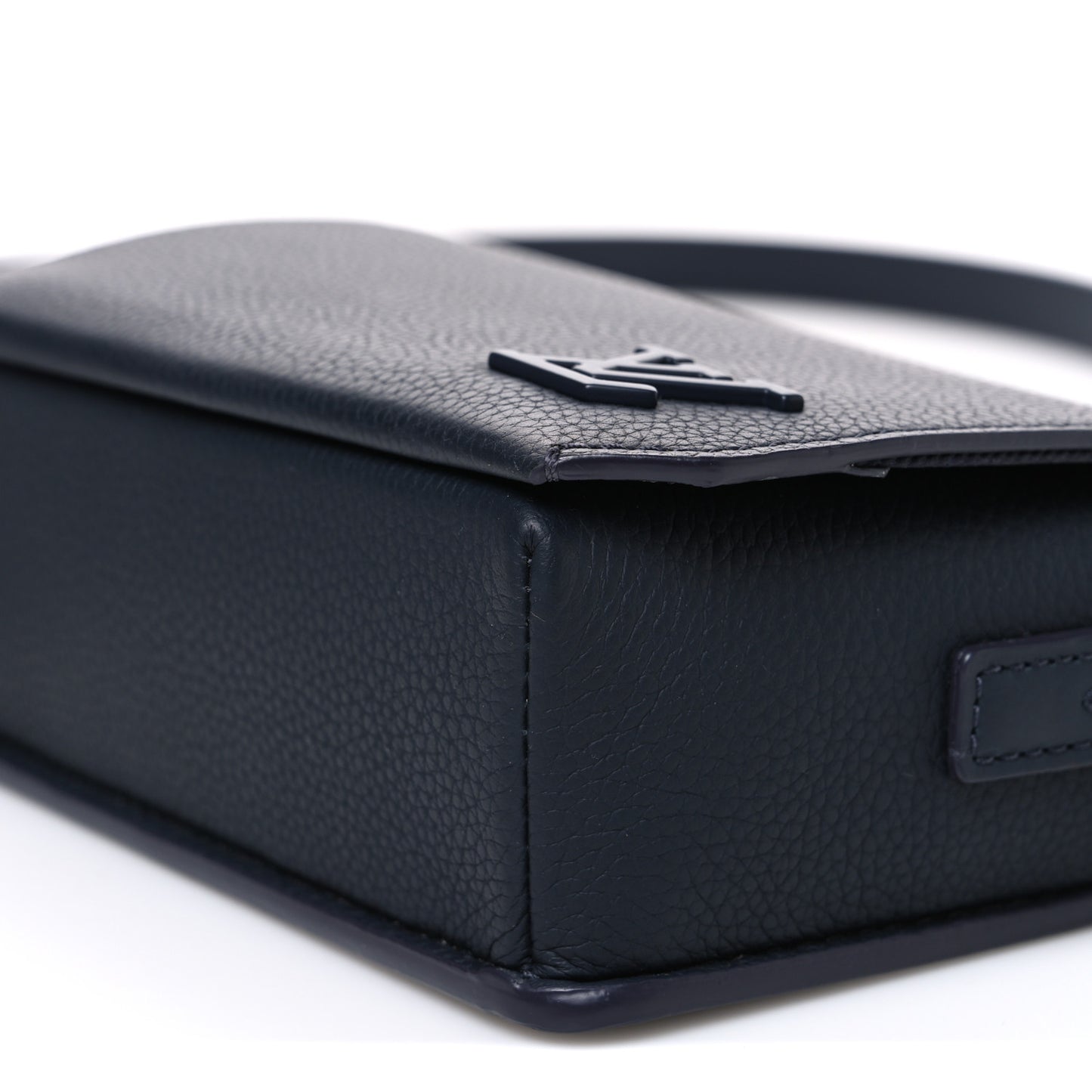 Calfskin Aerogram Fastline Wearable Wallet Navy Blue