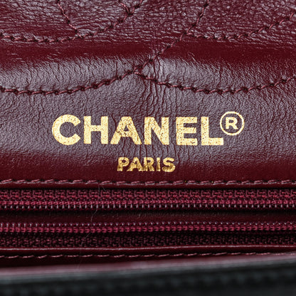 Chanel Lambskin Quilted Medium Double Flap Bag Black 7 of 9