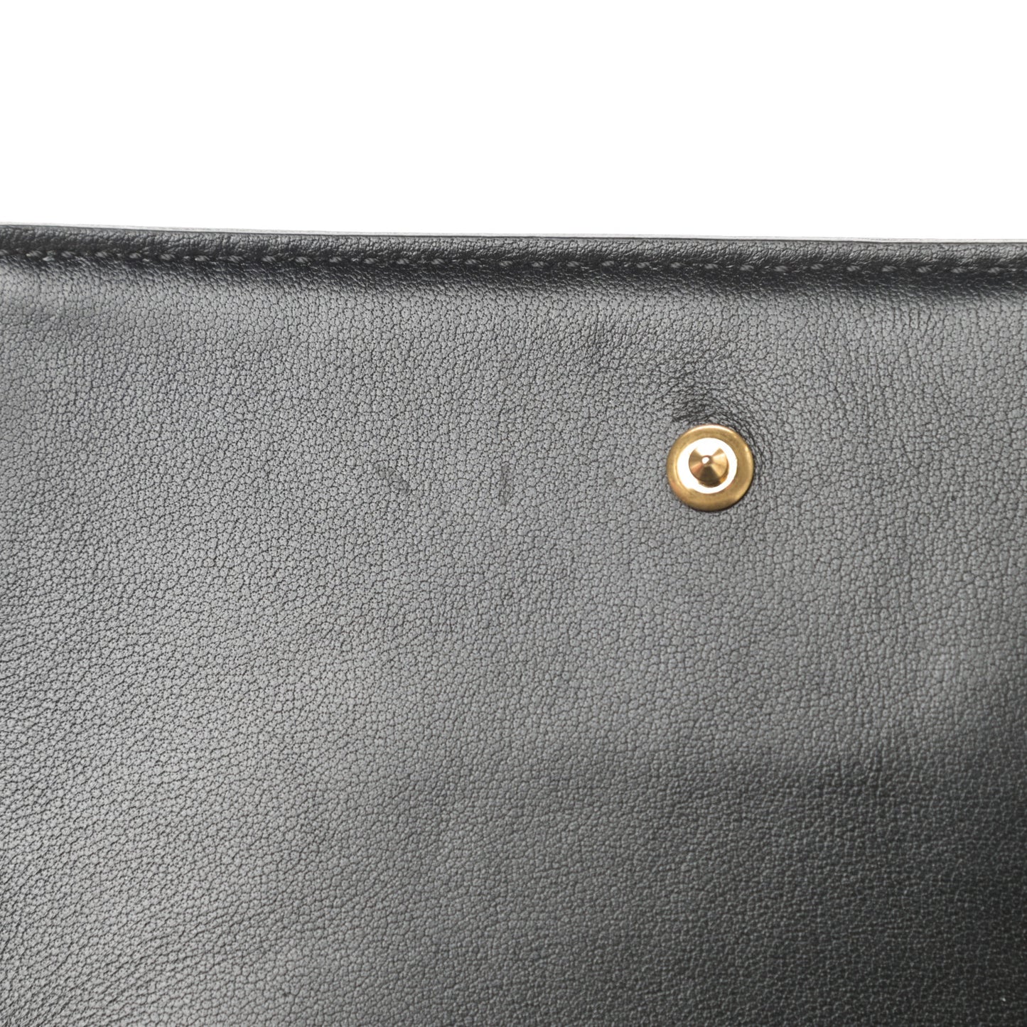 Lambskin Studded Micro Diorama Flap Bag Black
