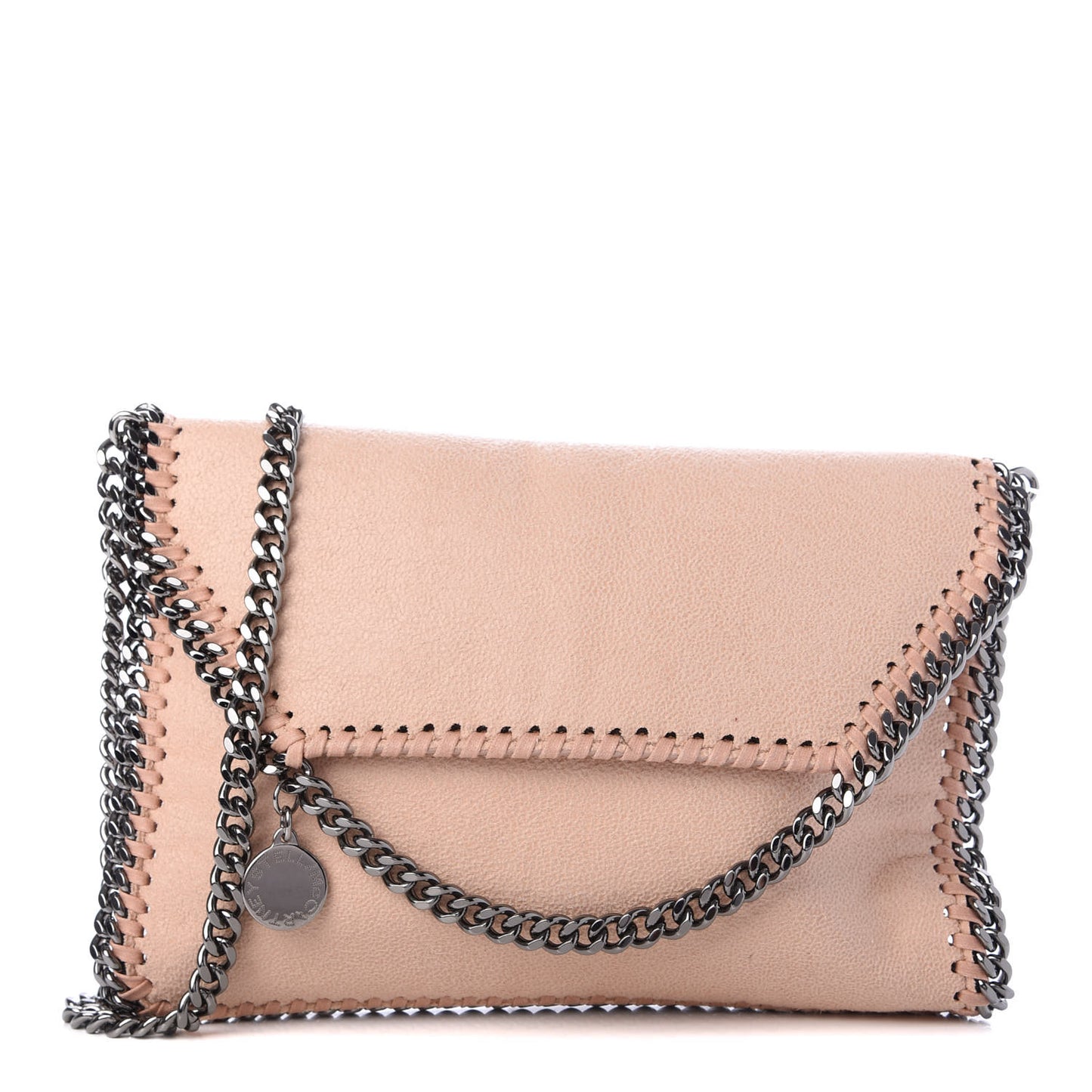 Shaggy Deer Mini Falabella Crossbody Bag Powder