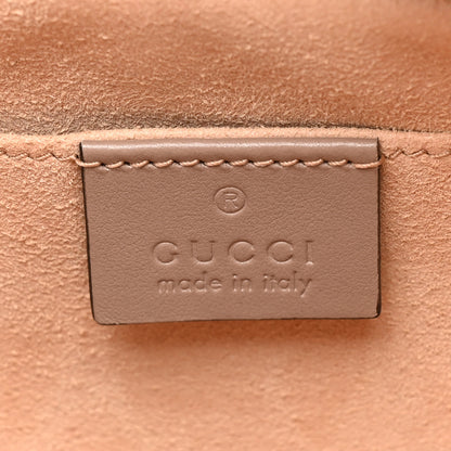 Gucci Calfskin Matelasse Small GG Marmont Chain Shoulder Bag Porcelain Rose 6 of 10