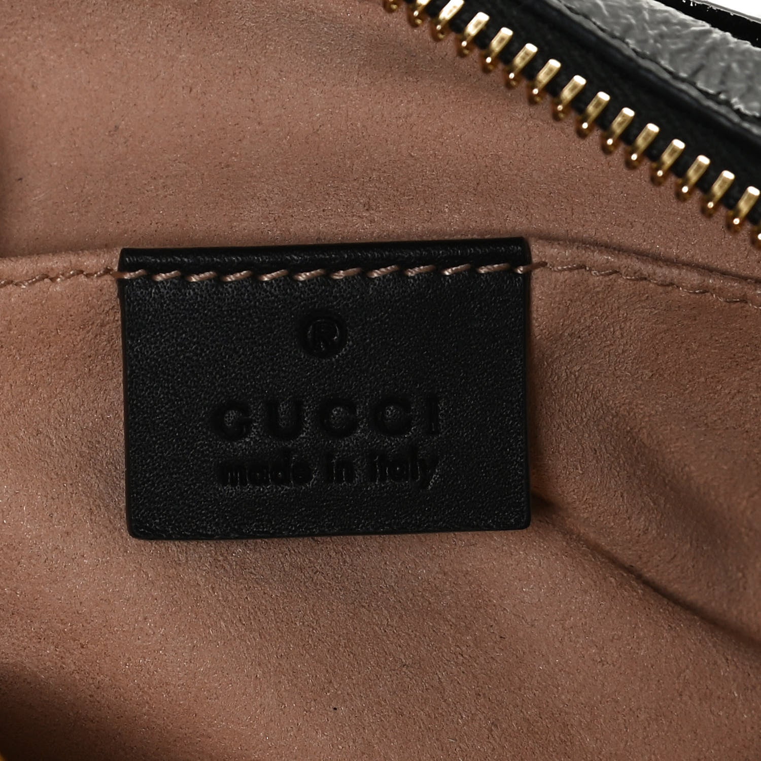 Gucci Suede Patent Web Mini Ophidia Shoulder Bag Black 6 of 12