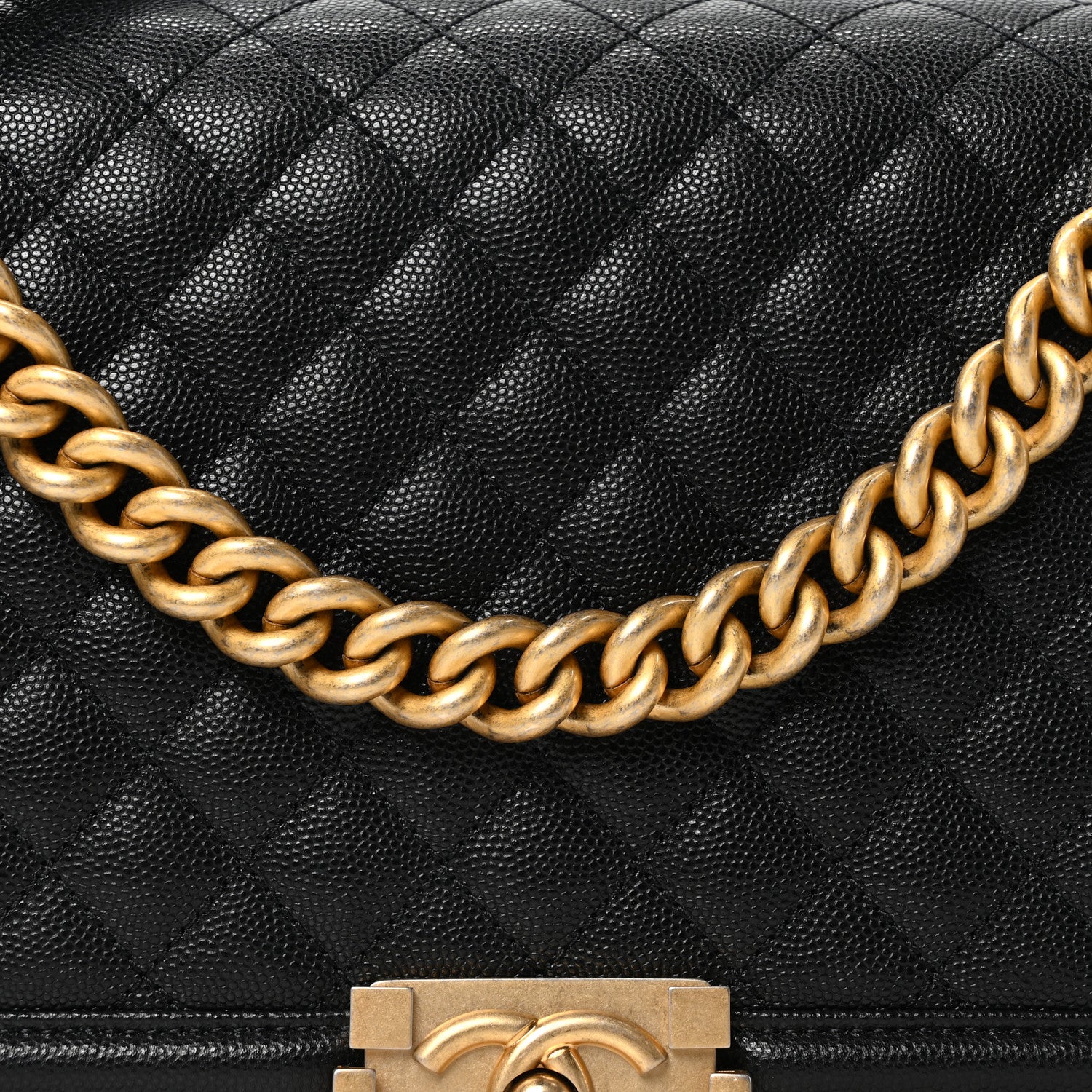 Chanel Caviar Quilted New Medium Boy Flap Black 8 of 10