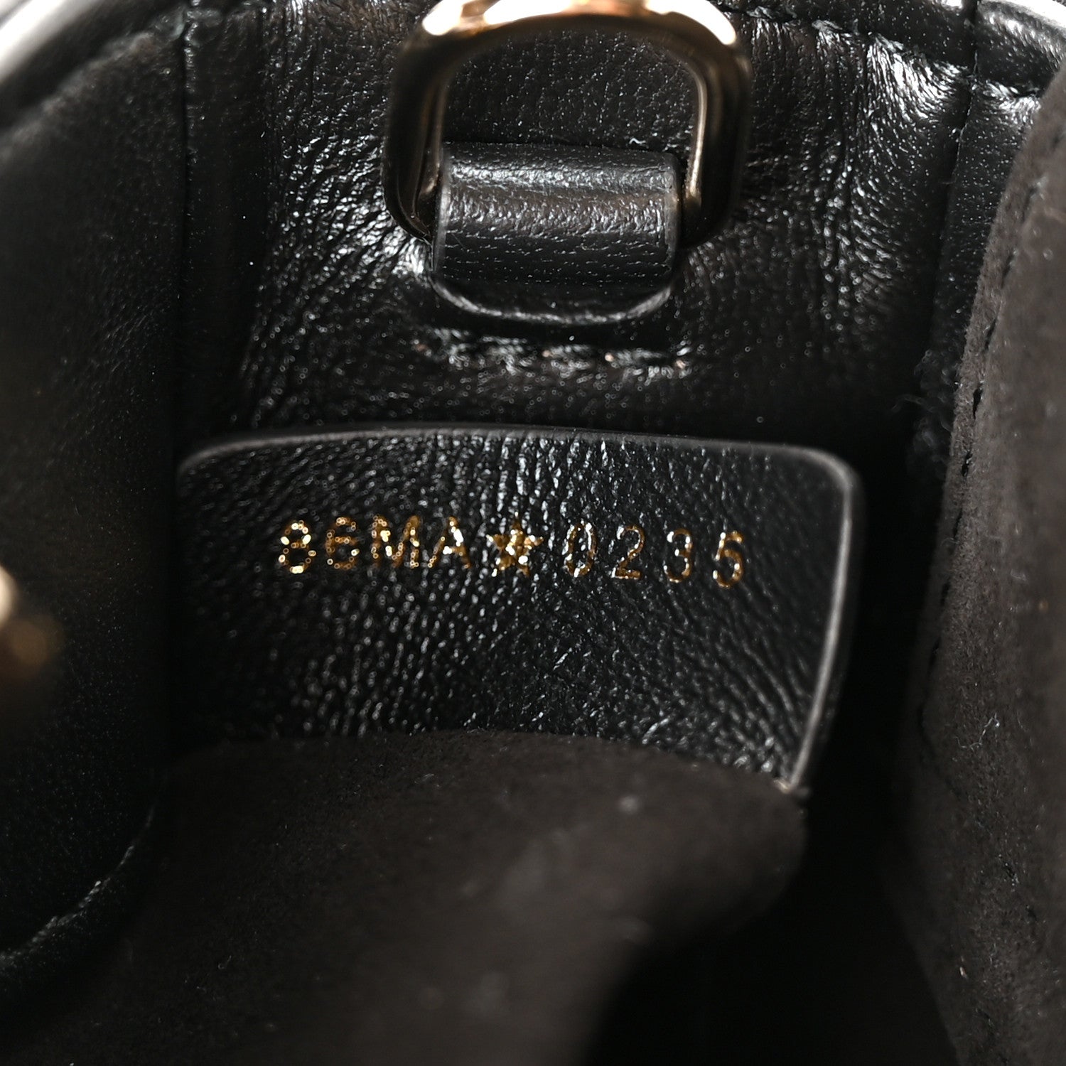 Christian Dior Patent Lambskin Cannage Micro Lady D-Joy Black 6 of 9