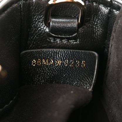 Christian Dior Patent Lambskin Cannage Micro Lady D-Joy Black 6 of 9