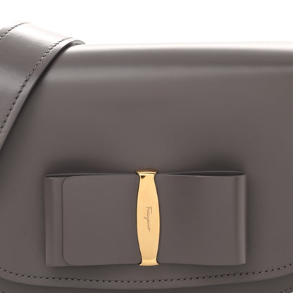 Salvatore Ferragamo Smooth Calfskin Anna Shoulder Bag Urban Grey 8 of 13