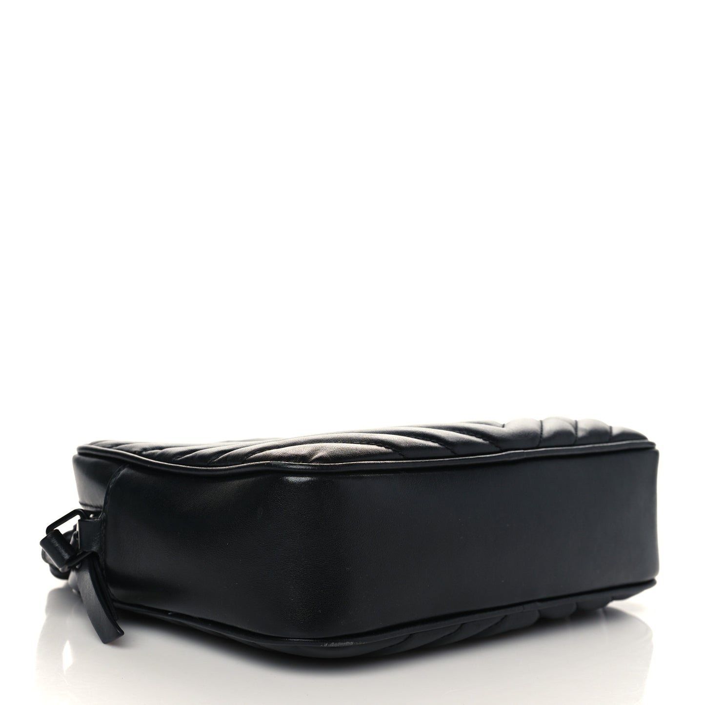 Calfskin Matelasse Monogram Lou Camera Bag Black