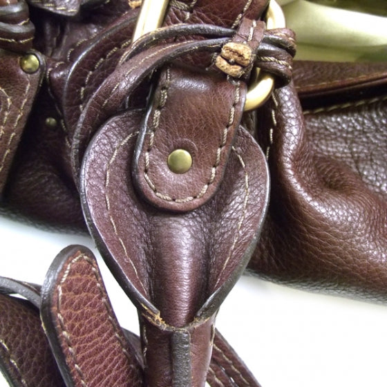Leather Paddington Chocolate