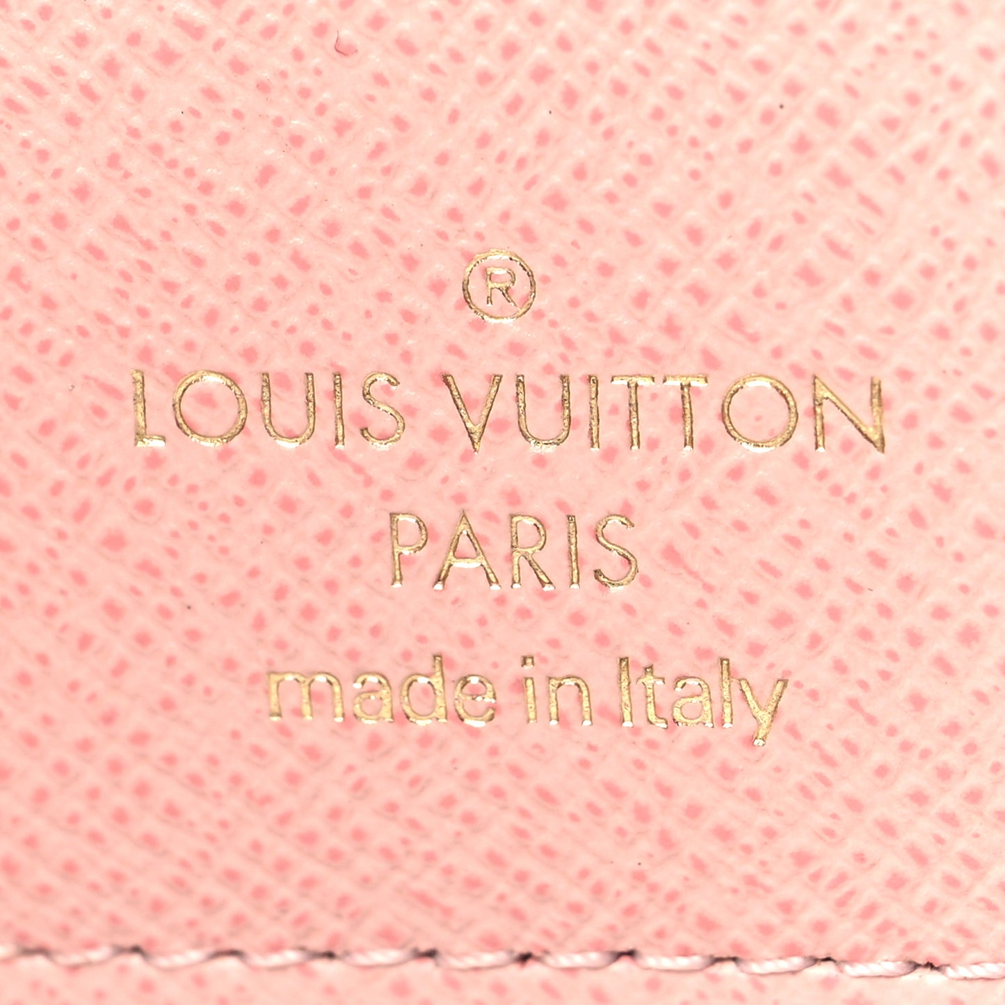 Damier Ebene Victorine Wallet Rose Ballerine