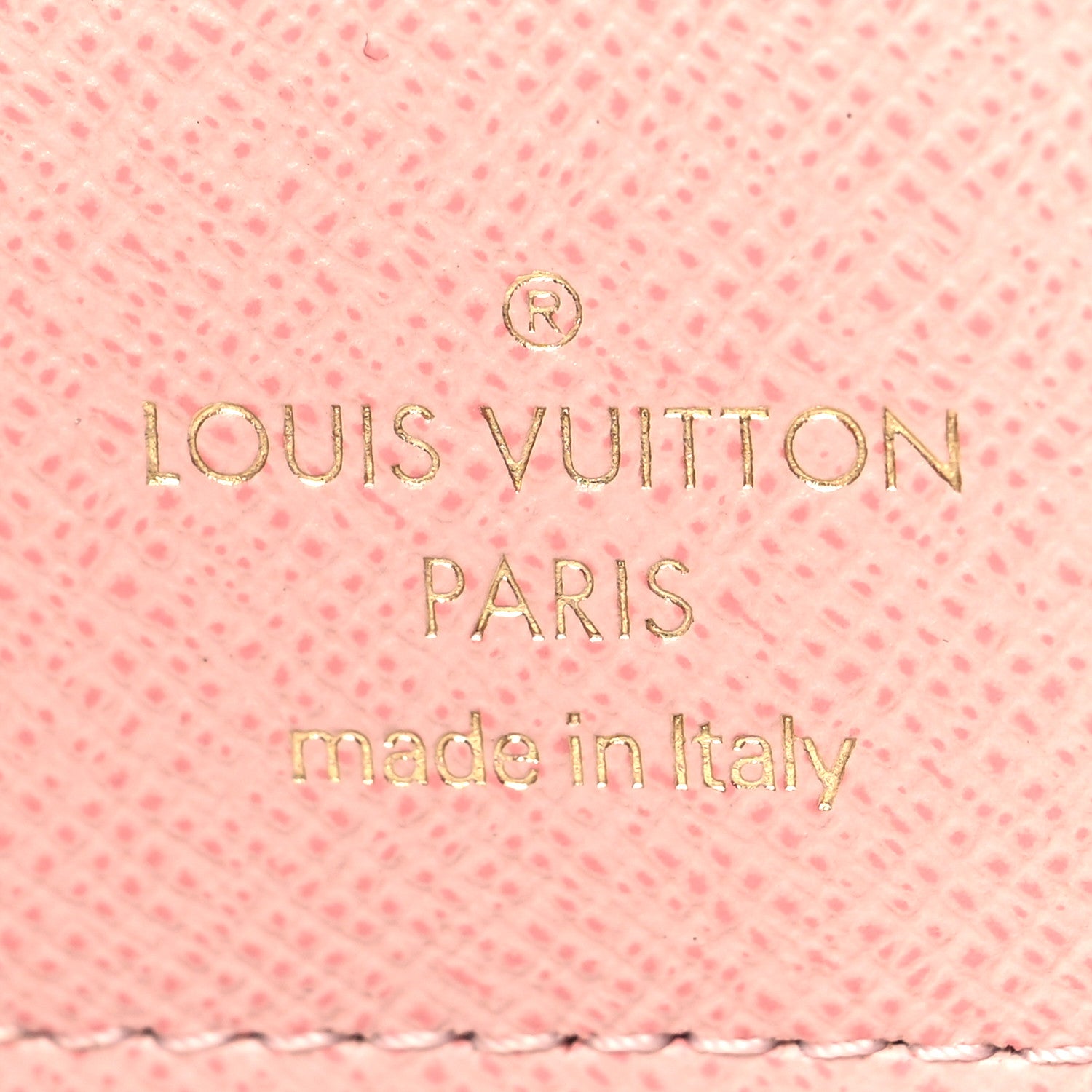 Louis Vuitton Damier Ebene Victorine Wallet Rose Ballerine 7 of 7