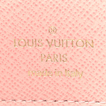 Louis Vuitton Damier Ebene Victorine Wallet Rose Ballerine 7 of 7