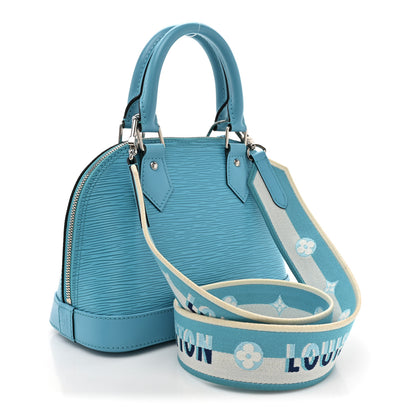 Louis Vuitton Epi Jacquard Alma BB Turquoise 3 of 15