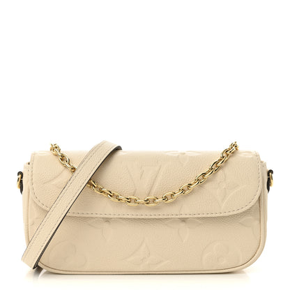 Louis Vuitton Empreinte Monogram Giant Ivy Wallet On Chain Cream 1 of 9