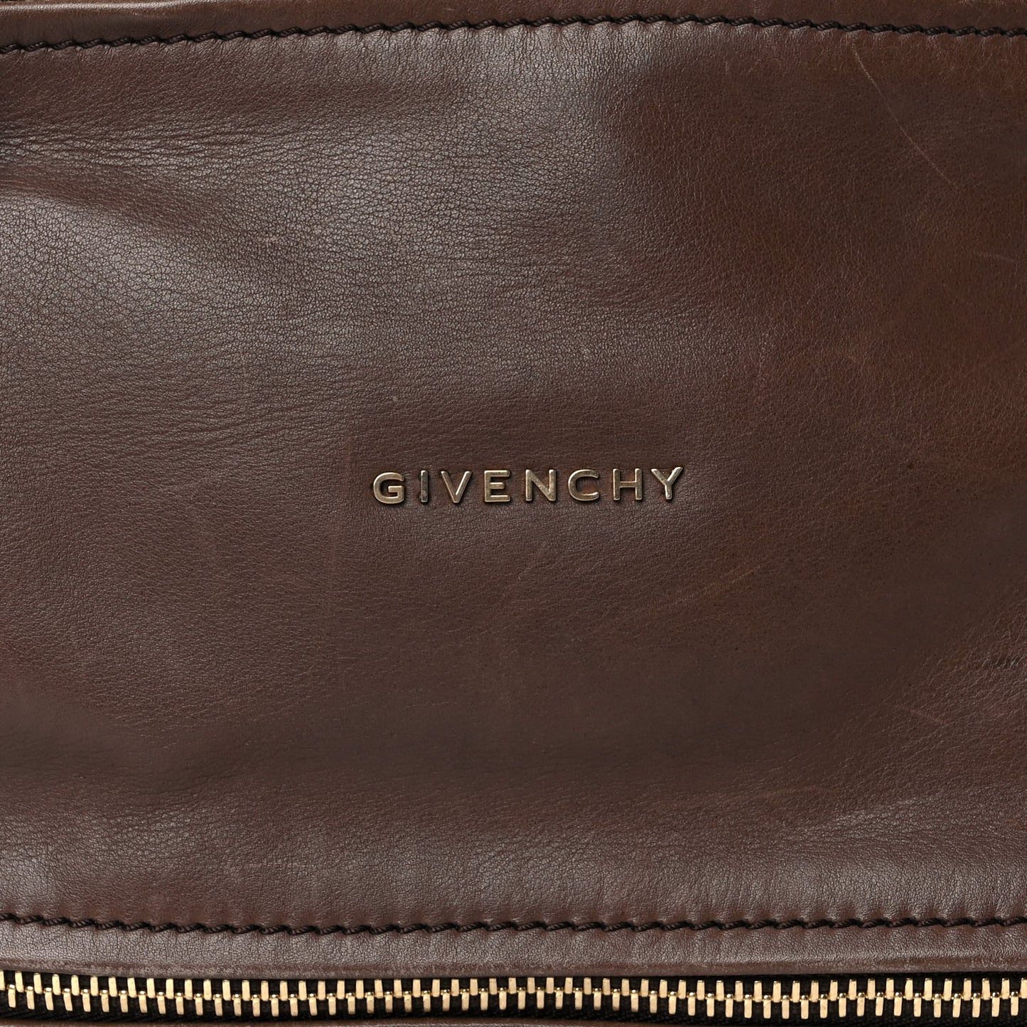 Mink Lambskin Small Pandora Brown