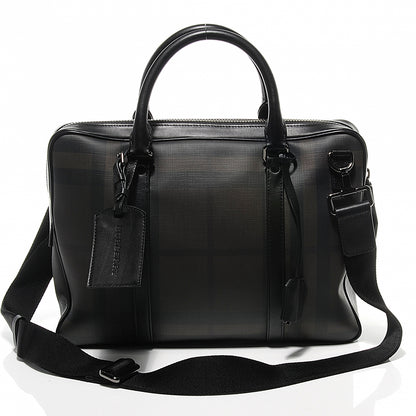 Burberry Smoked Check Newburg Briefcase 1 of 10