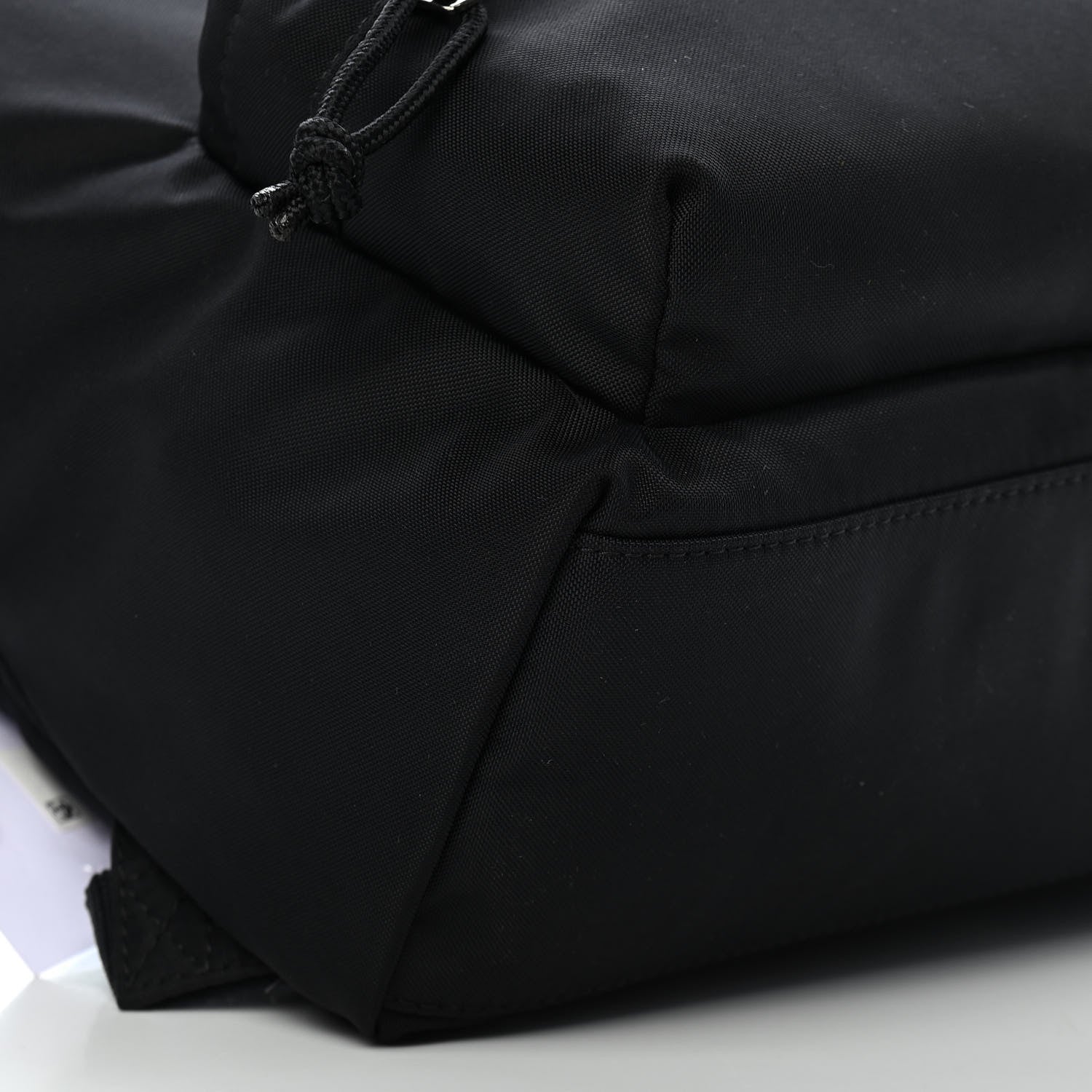 Balenciaga Sport Nylon Logo Embroidered S Wheel Backpack Black 8 of 9