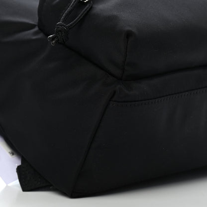 Balenciaga Sport Nylon Logo Embroidered S Wheel Backpack Black 8 of 9