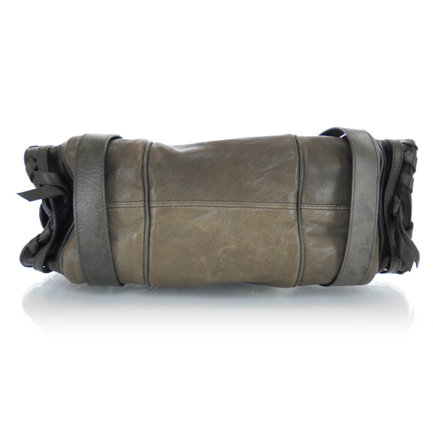 Chloe Calfskin Silverado Shoulder Bag Grey 6 of 9