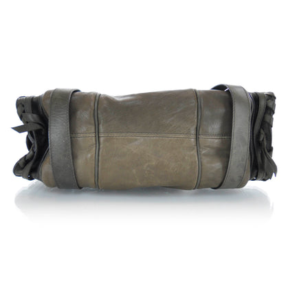 Chloe Calfskin Silverado Shoulder Bag Grey 6 of 9