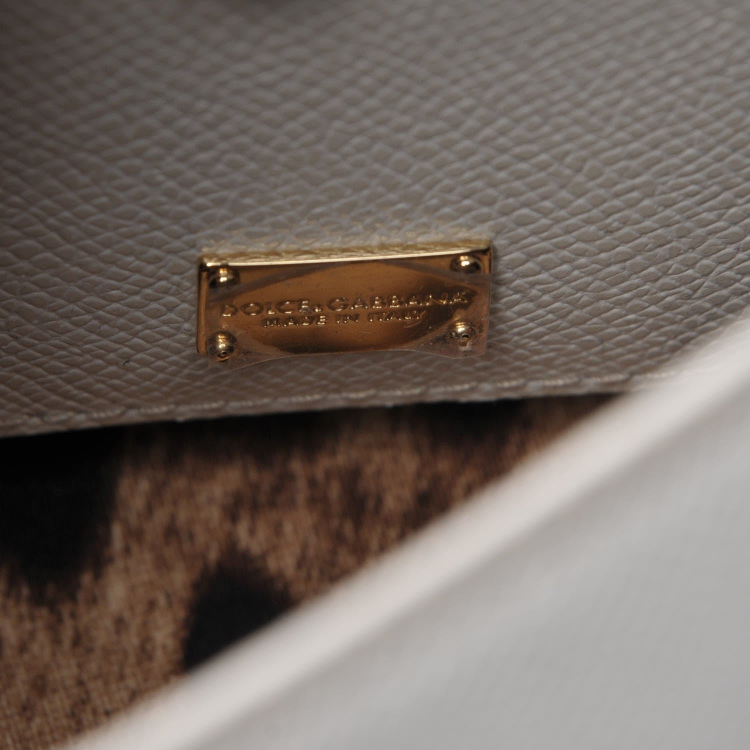 Dolce & Gabbana Dauphine Small Miss Sicily Embellished Handle Satchel White 6 of 7