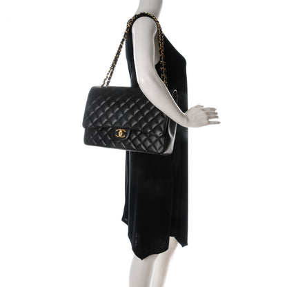 Chanel Caviar Quilted Maxi Double Flap Black 2 of 8