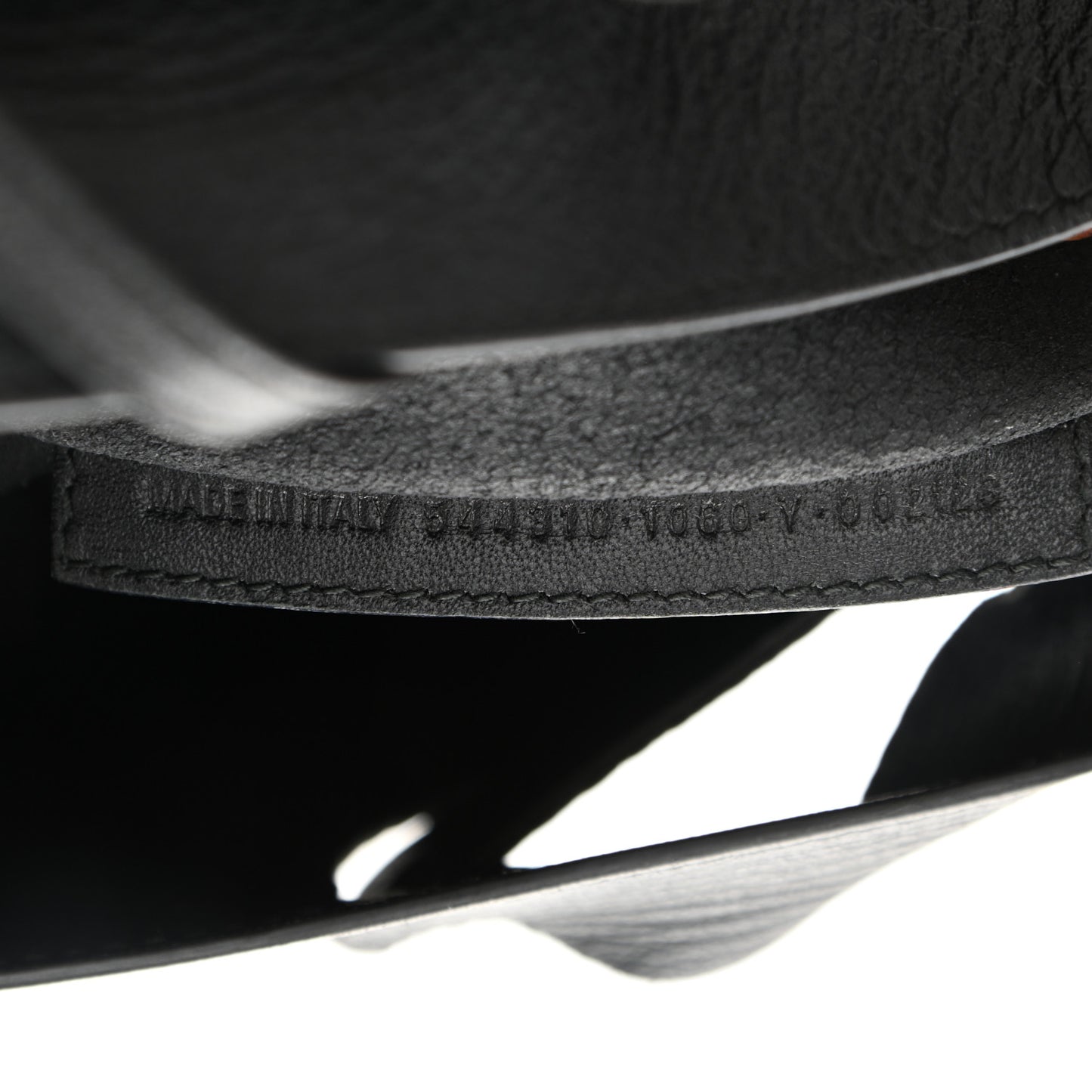 Calfskin Printed Kitten Plastic Bag Shopper S Black