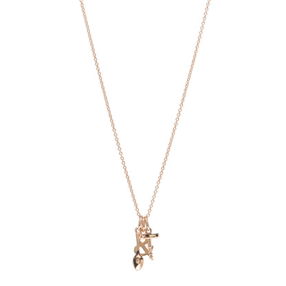 Tiffany 18K Rose Gold Wine and Dine Pendant Necklace 1 of 6